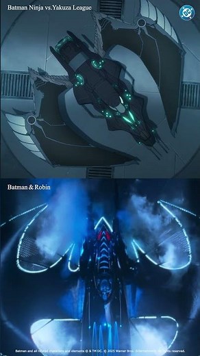 #ニンジャバットマン 比較動画 / Transformation Clip from #batmanninja #anime #dccomics #dc