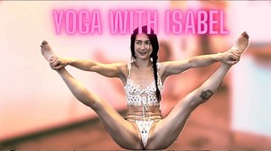 Sexy YOGA in lingerie by Isabel Love - YTboob