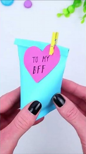 Cute BFF Gift Box Idea - DIY Gifts For Best Friends #shorts