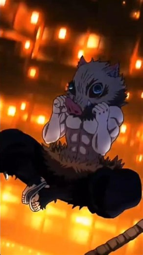 Inosuke steps into the Infinity Castle 🐗