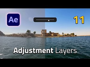 11 - لازم تستخدم الطريقة دي في التأثيرات وتعديل الألوان - Adjustment Layers in After Effects
