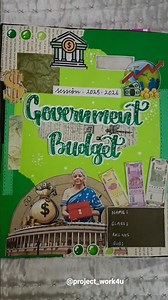 class-12 project on government budget!
