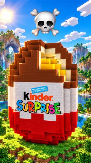 KINDER Build Battle In Minecraft — NOOB VS PRO CHALLENGE — Maizen Parody