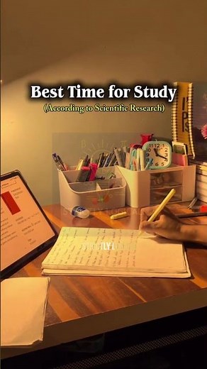 Best Study Time for Maximum Marks! 🏆#studytips #besttimetostudy #topperssecret #relatable #viral