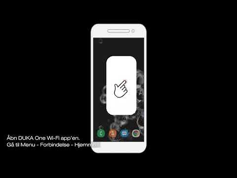 Sådan kobler du DUKA One S6 Plus Wifi på et netværk