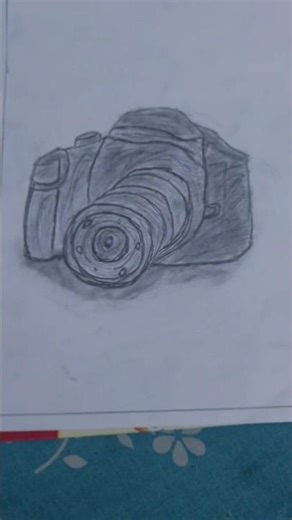 Realistic camera sketching #sketch #shorts #art