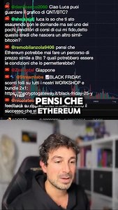 ⚡️ “ETH farà il percorso di prezzo di BTC?” Calma bro: Bitcoin è scarso ed è pensato come riserva di valore. Ethereum è un consumabile, con supply potenzialmente infinita, tokenomics che cambiano e una narrativa che si aggiorna ogni ciclo. Sono due cose totalmente diverse: uno è l’oro digitale, l’altro è l’infrastruttura su cui gira mezzo mondo crypto. Sovrapporli è il modo più veloce per capirci poco e allocare male. Tu cosa ne pensi a riguardo? | The Crypto Gateway - Investire in Criptovalute
