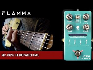 FLAMMA FS01 Drum Machine & Phrase Loop Pedal