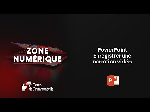 PowerPoint Comment enregistrer une narration vidéo à partir d'une présentation
