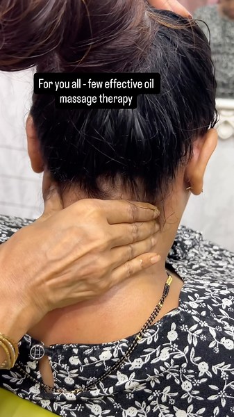 Hair oil massage steps | learn head massage with proper steps and techniques| olive salon academy |
