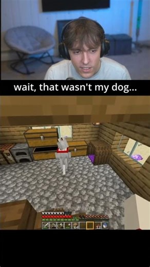 Thats not my dog #minecraft #scary #short