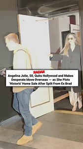 ANGELINA JOLIE LEAVES HOLLYWOOD! After 30 years in the spotlight, Angelina is done with L.A. With her bitter Brad Pitt divorce finally behind her, the 50-year-old actress is planning a “historic” sale of her $24.5M mansion... and scouting locations abroad. She says she only stayed in L.A. “because I had to” for custody. Now? Freedom. Read more about this new development at the link below. (📸: MEGA) https://radaronline.com/p/angelina-jolie-quits-hollywood-los-angeles-home-for-sale-brad-pitt-divo