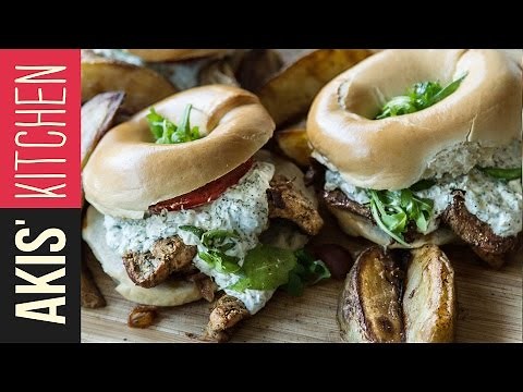 Greek Pork Gyro | Akis Petretzikis