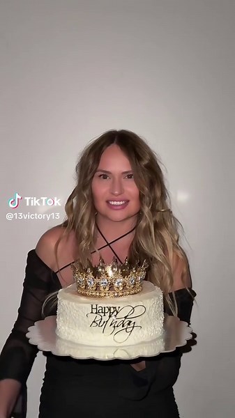 Happy Birthday🎁#трендтортблёски##деньрождения #блески#торт#корона