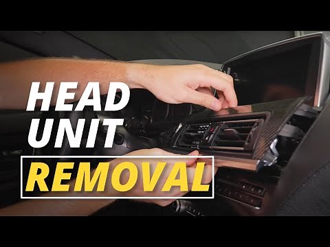 How to Remove Head Unit on BMW M6 F13
