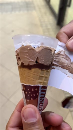 Chocolate Drumstick IceCream #shorts #icecream #chocolate #satisfying #asmr #cone #drumsticks #eat