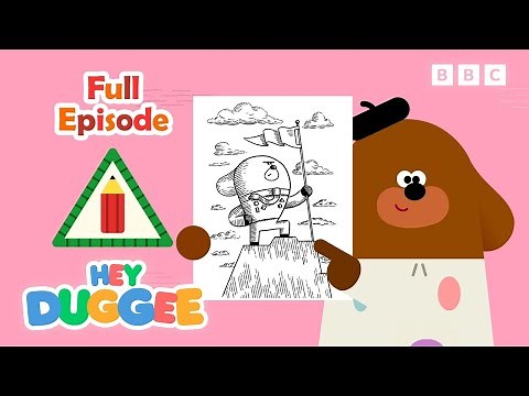 The Drawing Badge ✏️ | FULL FIRST EPISODE | Arts and Crafts with the Squirrels | Hey Duggee