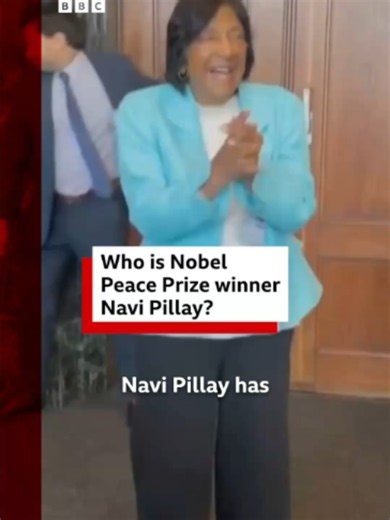 Who is Nobel Peace Prize winner Navi Pillay? #NobelPrize #BBCNews | navi pillay south africa