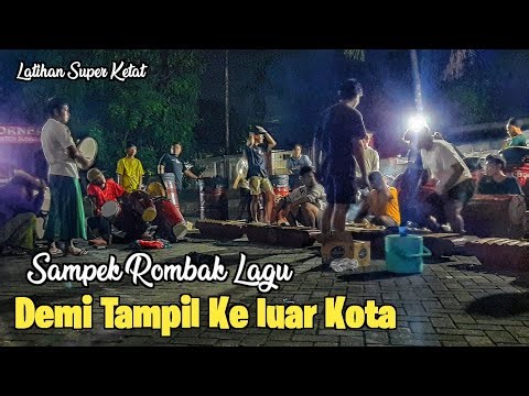 Grebek Latihan LENDHU SAGEREH sebelum tampil ke luar kota