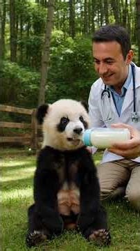 He Was an Abandoned Cub Left to Die: Now He’s the Most Playful Panda in the Forest! #animalrescue