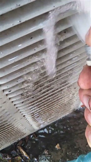 clean your condenser #HVAC