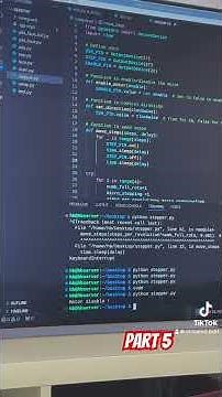 code to control the stepper motor using raspberry pi 5 and DRV8825 (part5)