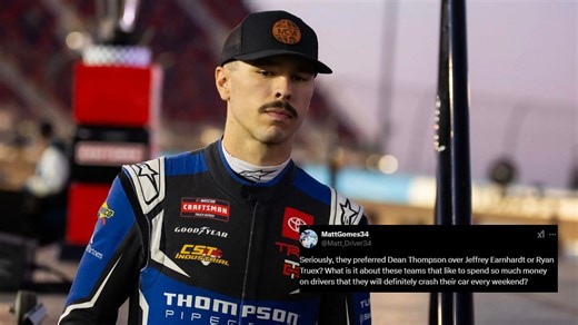 “Seriously, they preferred him over Jeffrey Earnhardt”: NASCAR fans slam Sam Hunt Racing for choosing Dean Thompson