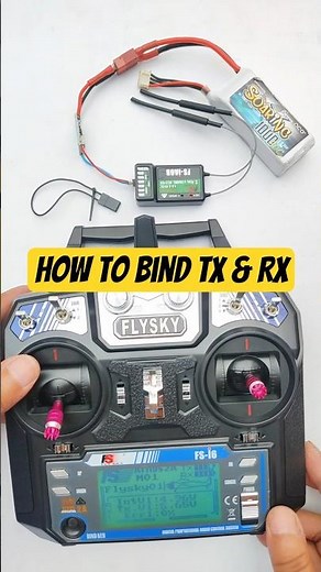 How to Bind FlySky i6 Transmitter with Receiver #flysky #rcremote #rccar