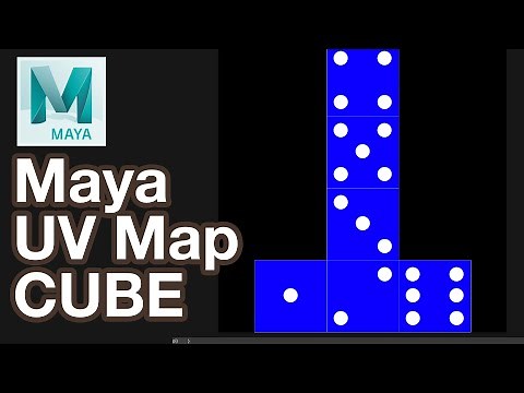 UV Map a Cube - Maya Tutorial