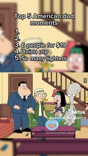 | Francine did what with her college room mate? | Top 5 American Dad moments #americandadclips #americandad #viral #fypage #stansmith #francinesmith #hayleysmith #stevesmith #rogeralien #roger #rogersmithamericandad #rogersmith #americandadmoments #funny #fypシ゚ #fyp
