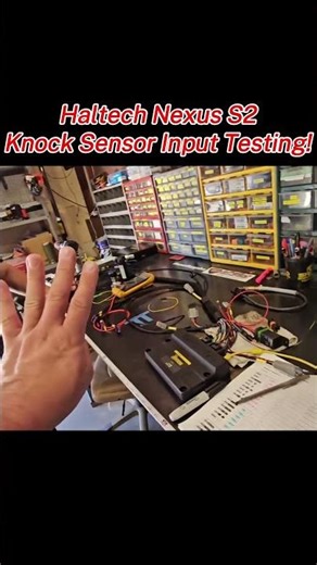 Testing The Knock Sensor On The Haltech Nexus S2!