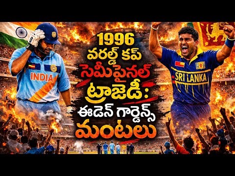India vs Sri Lanka 1996 World Cup Semi-final| Highlights & Story | Mahesh Ushi