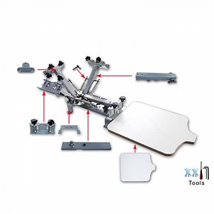 [Hot Item] Mk-T411A Four Color One Station Desktop Screen Printing Machine
