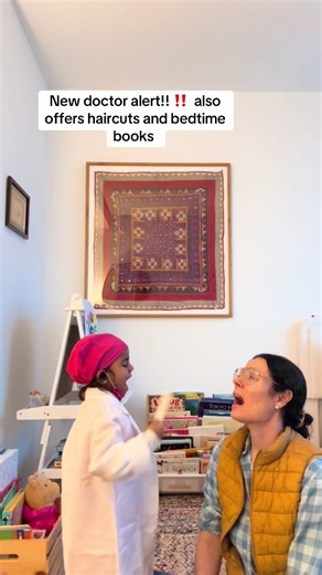 Fun Doctor Visit with Scissors and Nap