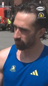 Thomas Toth from Plaistow talks to WMUR after finishing the 128th Boston Marathon in 2:24:34. Live updates here: bio.tinyurl.com/3nv3n4z7 | WMUR-TV
