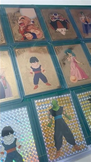 1999 gold foil Dragon Ball Z cards—pure shine, pure nostalgia 🔥✨ Legends in every pull #dragonball