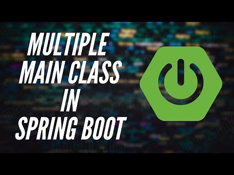 How to use Multiple MAIN Class in Spring Boot