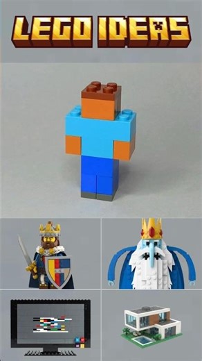 ⛏️ LEGO Ideas Minecraft Steve Tutorial #lego #minecraft #steve #game #ideas