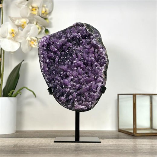 Amethyst Geode Full of Stalctites on Stand - MWS2649 - Etsy Australia