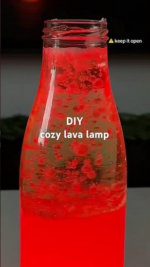 DIY lava lamp🌋