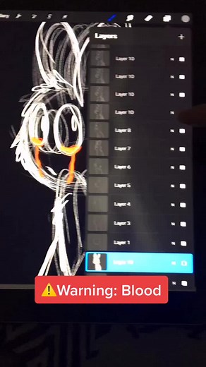 Rabbid Horror GIF #rabbids #rabbidsinvasion ⚠️Warning: Blood