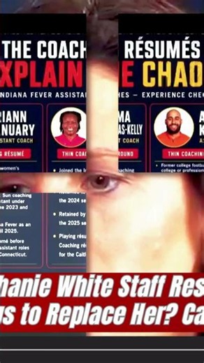 🚨 Stephanie White Staff Resumes LEAKED! Tamika Catchings to Replace Her? Caitlin Clark Reacts‼️