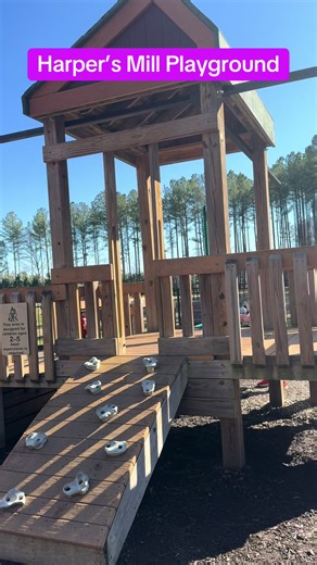 Harper’s Mill Playground is such a unique playground with the wooden structures giving it character! We will definitely be back often to play! Features we loved included: - Play structure geared towards kids 2-5 - Play structure geared towards older kids - Baby swings and older kids swings - Benches in different areas for parents to keep an eye on their kids - Some shaded areas - Fenced except for the entrance - Picnic tables just outside the play area #rva #richmond #playground #play #outside