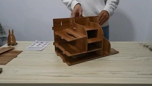 Wooden Desk Organizer installation video