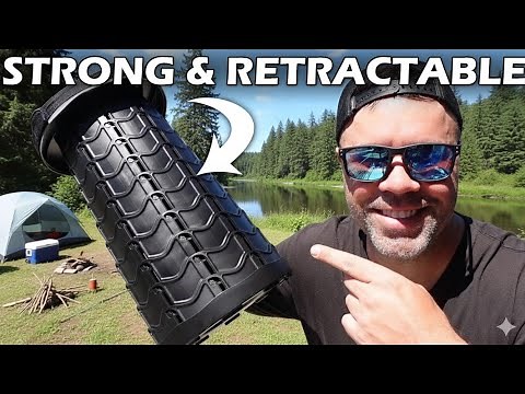 Super Cool Retractable/Portable Chair for Travel, Camping, Outdoors (400lb weight capacity)