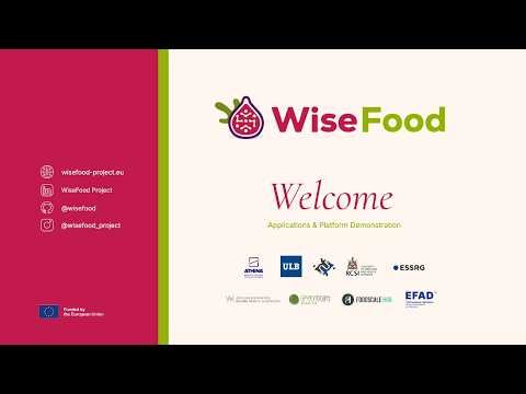 An Introduction to the WiseFood Platform and Applications