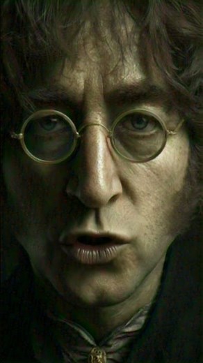 John Lennon Imagine original audio with AI animation.