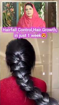 Stop hairfall in just 1week tips by Neema apa😍#hairfallsolution #hairfall#hairgrowth#shortviral#reel