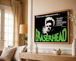 Eraserhead 1977 Restored Movie Poster - 1970s Psychological Art House Horror Film Print - Etsy