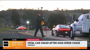 3 die when high speed pursuit ends in crash on Suisun Valley Road